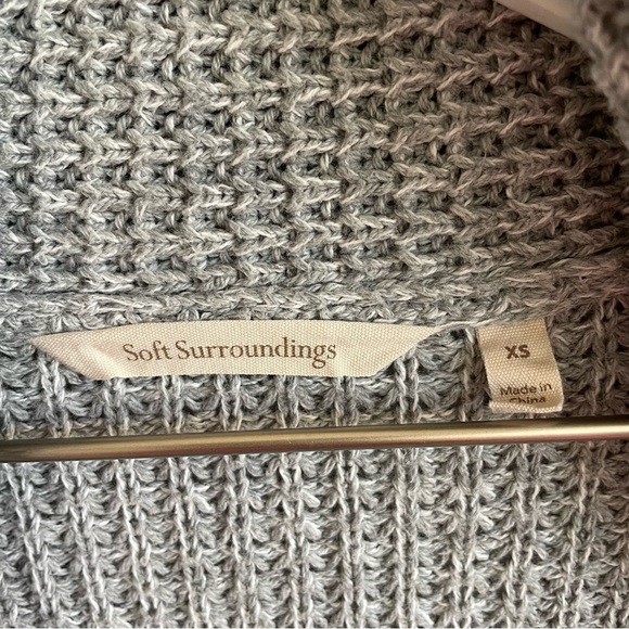 Soft Surroundings Townsend Open Front Cardigan, Size XS - Picture 7 of 8